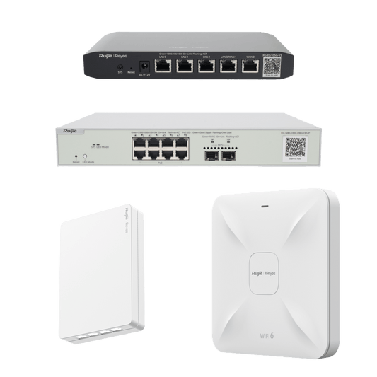 RG-DEMO-SME-W6 - Equipos Ruijie DEMO Ideal para Probar Integraciones de Redes Business y Enterprise con WiFi 6