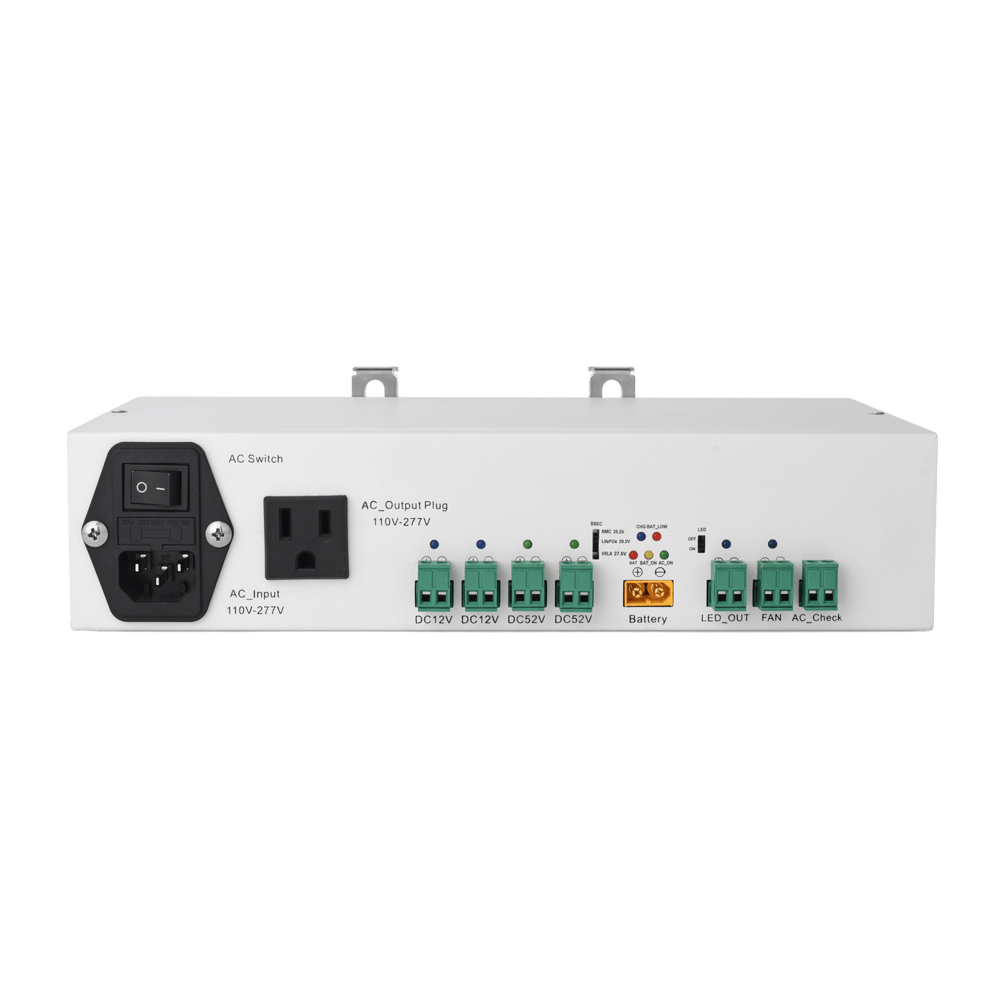 EP-DR-5212-B - Fuente de alimentación con salida de 52 V @ 3A, 12 V @ 5A con capacidad de respaldo
