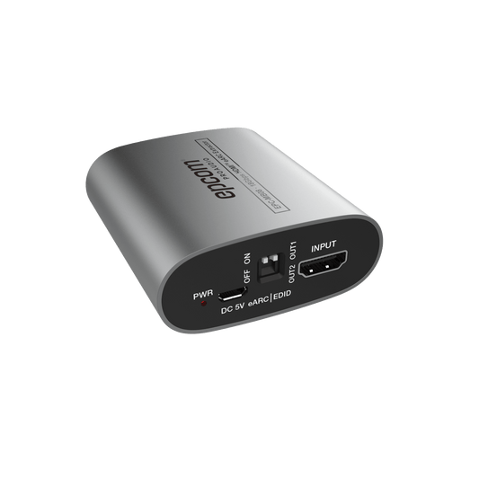 EPC-MB08 - Extractor eARC HDMI | 18 Gbps | Audio Digital | Compatibilidad 4K HDR | Diseño Compacto
