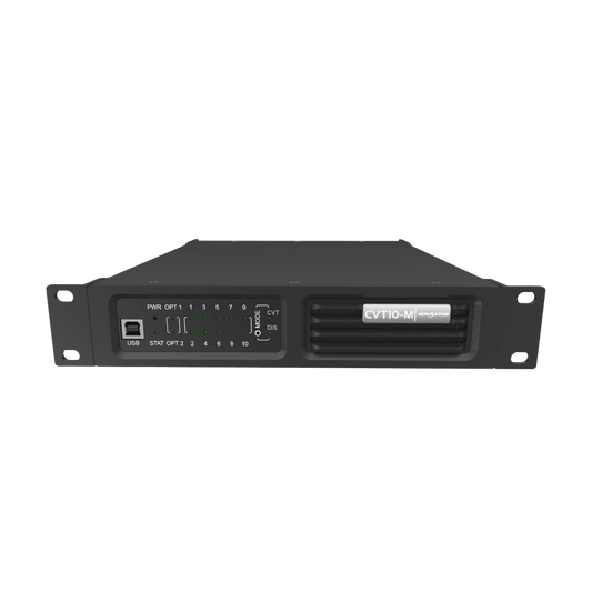 CVT10M - Convertidor de Fibra a Ethernet NovaStar | 10 Puertos Gigabit | 2 Puertos Ópticos 10G | Transmisión de Larga Distancia | Modo Simple