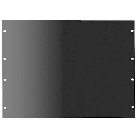 P19RPP1UB - Panel de Rack 19 Pulgadas 1UR / Tapa Ciega / Acero Dulce / Negro RAL 9005 / 2.66 mm Espesor / Para Gabinetes y Racks Abiertos