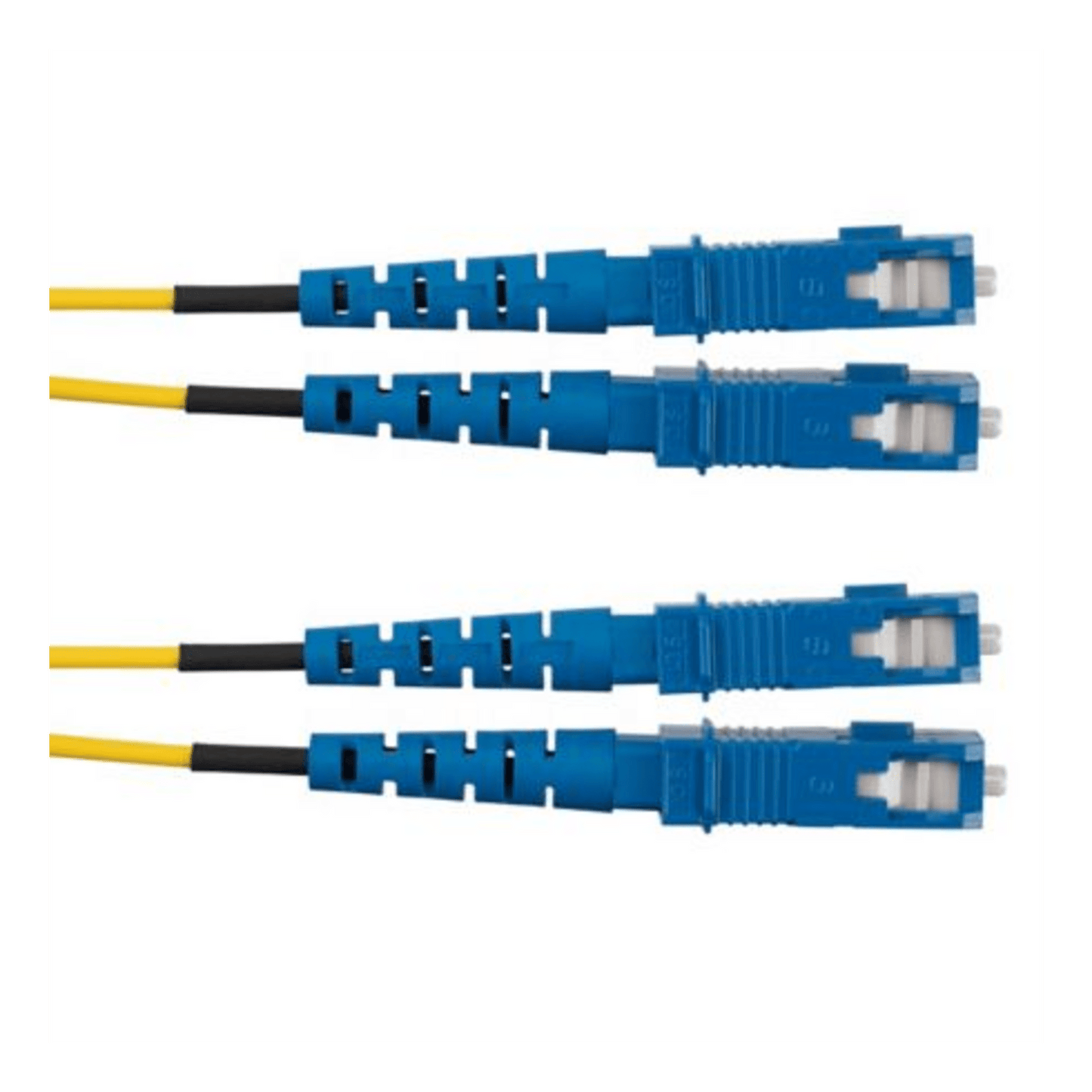 F923RSNSNSNM003 - Jumper de Fibra Optica Monomodo 9/125 OS2, SC-SC Duplex, OFNR (Riser), Color Amarillo, 3 Metros (9.84 Pies)