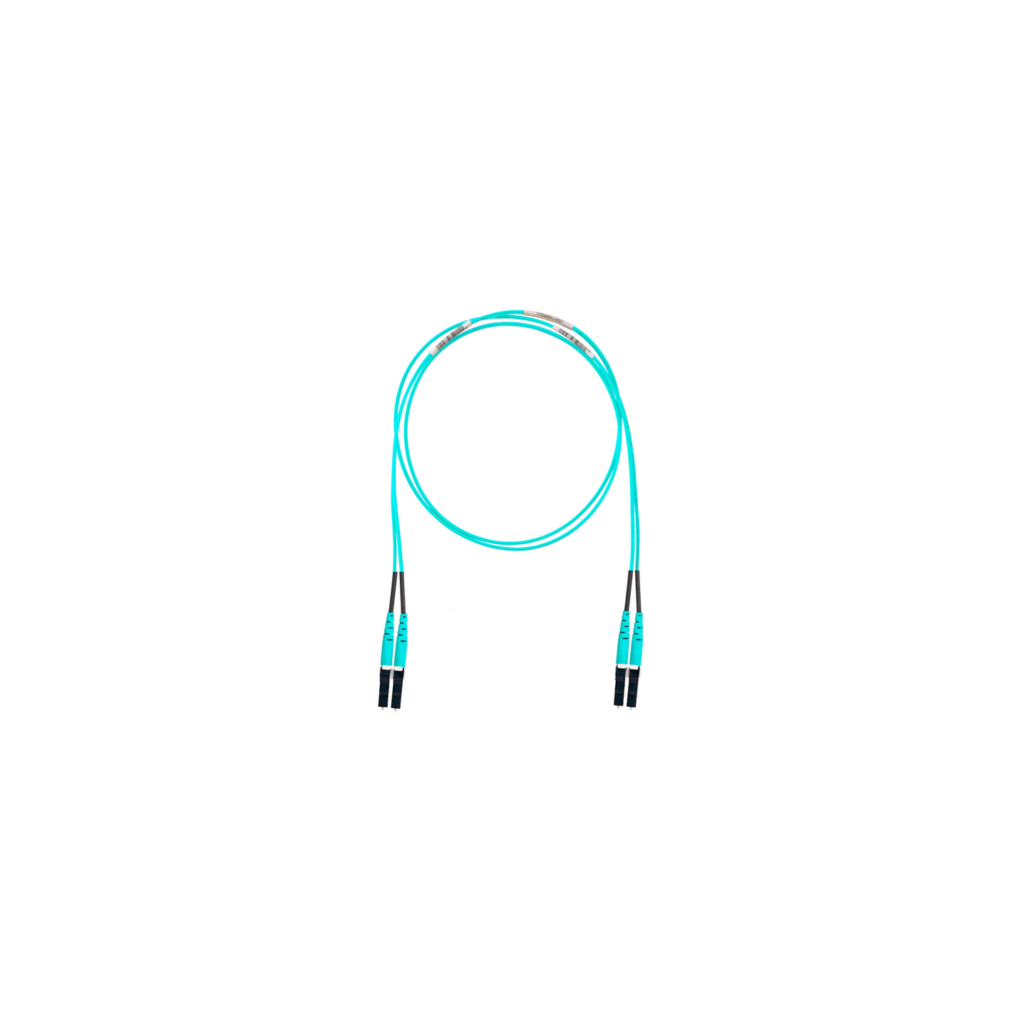 FZ2ERLNLNSNF010 - Jumper de Fibra Optica Multimodo 50/125 OM4, LC-LC Duplex, OFNR (Riser), Color Aqua, 3.05 Metros (10 Pies)