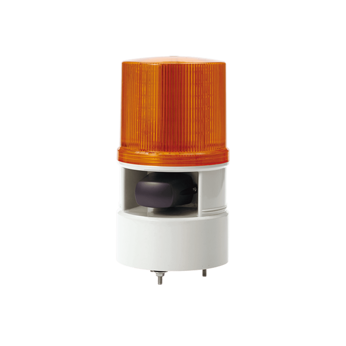 S125DML-WS-110220-A - Luces de advertencia color Ámbar con sirena incorporada con 5 tonos máx. 105 dB en 110 VCA