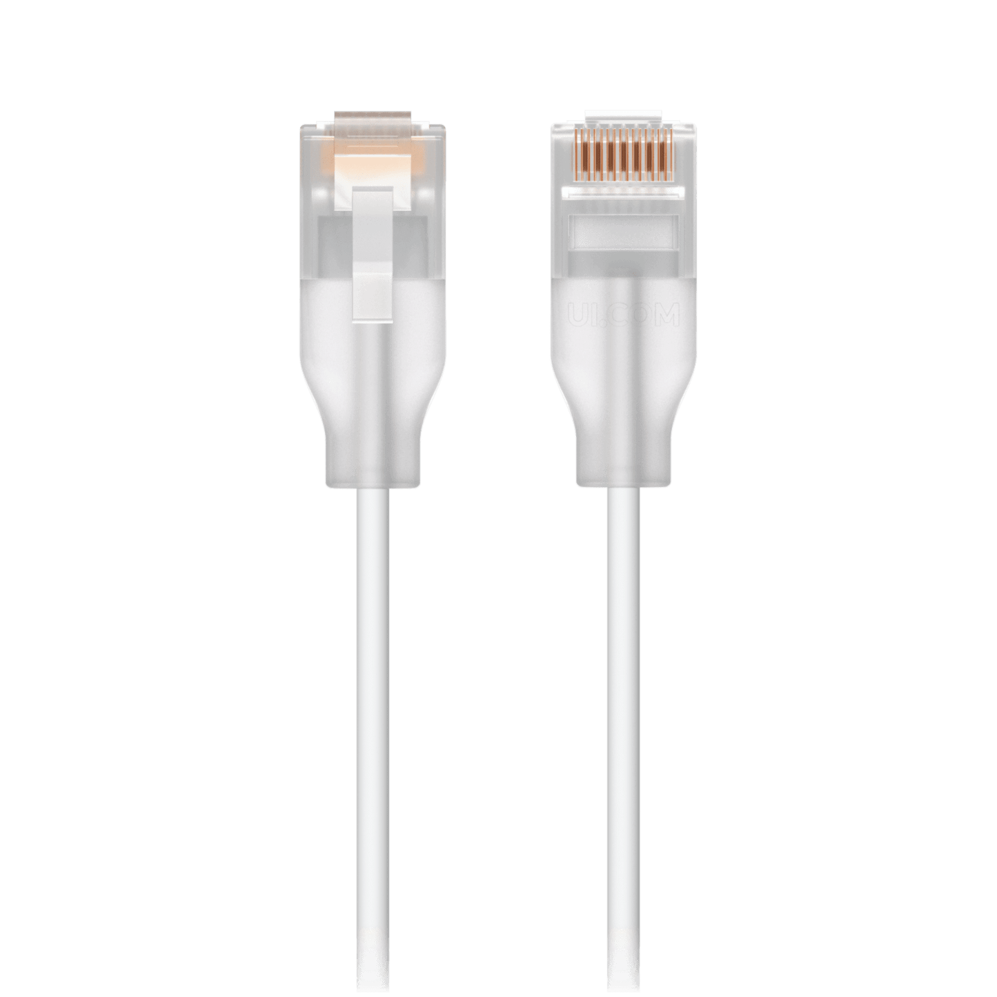 UACC-CABLE-PATCH-EL-2M-W - Patchcord UniFi Etherlighting? de 2 Metros (6.56 Pies), hasta 10G / Soporta hasta PoE+++ / Conector RJ45 Transparente para Mejores Efectos de Luz con Switches USW PRO MAX