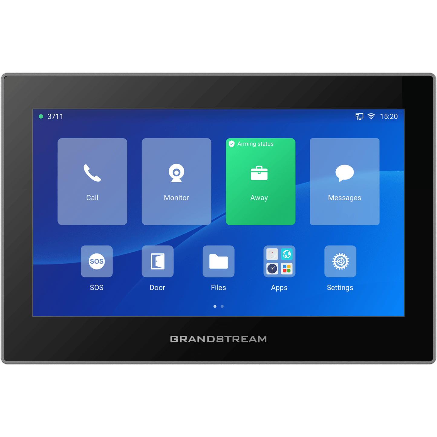 GSC-3575 - Estación de Intercomunicación SIP con Wi-Fi 6, Bluetooth y Control Total para Agendamiento de Salas y Edificios Inteligentes (Color Negro)