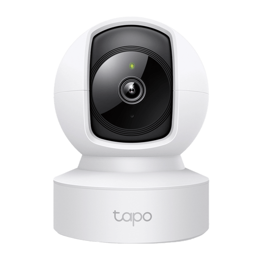 TAPO-C212 - Cámara de Seguridad Wi-Fi PTZ / 2K 2304x1296 px / Paneo 360° Horizontal / Inclinación / Visión Nocturna IR 30 ft (10 m) / Detección de Personas / Detección de Llanto de Bebé / Audio Bidireccional / Almacenamie
