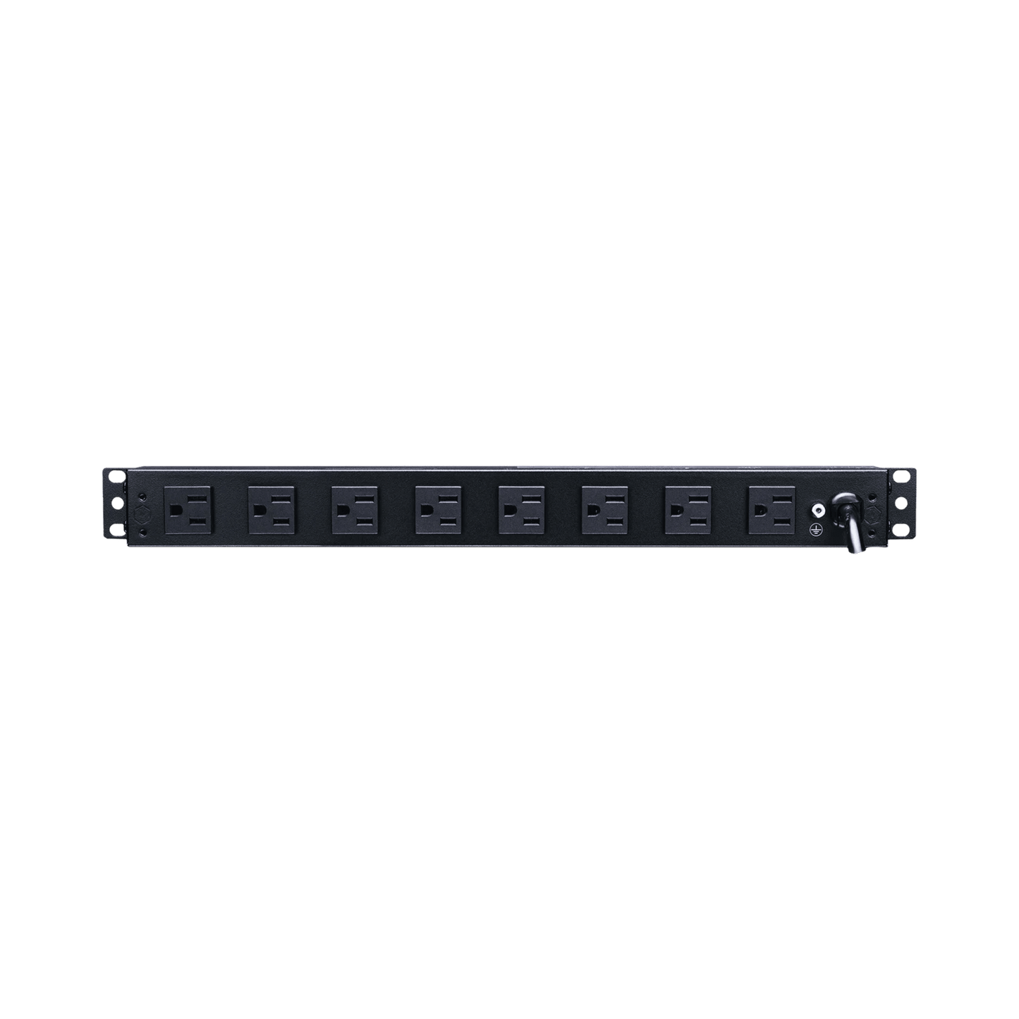 DP1N191015S - PDU Básico de Montaje en Rack, Con 10 Salidas NEMA 5-15R y Protección Contra Sobretensiones,  Enchufe de Entrada NEMA 5-15P, de 19in, 1UR, 15 Amp, 120 Vca