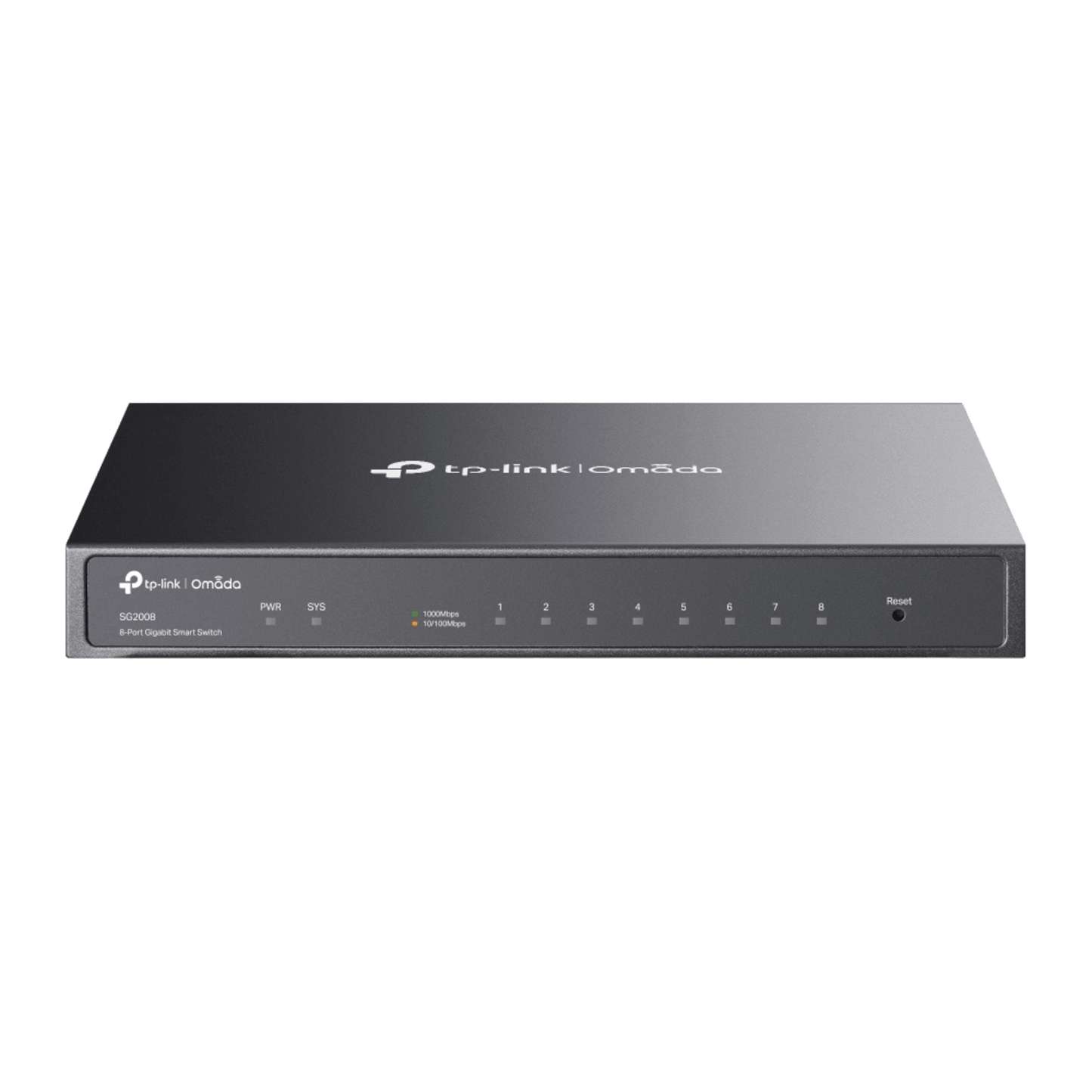 TL-SG2008 - Switch Administrado Gigabit 8 Puertos / Omada SDN / 16 Gbps Capacidad Switching / Gestión Cloud y Local / VLAN / QoS / ACL / Sin Ventiladores / Montaje Pared-Escritorio