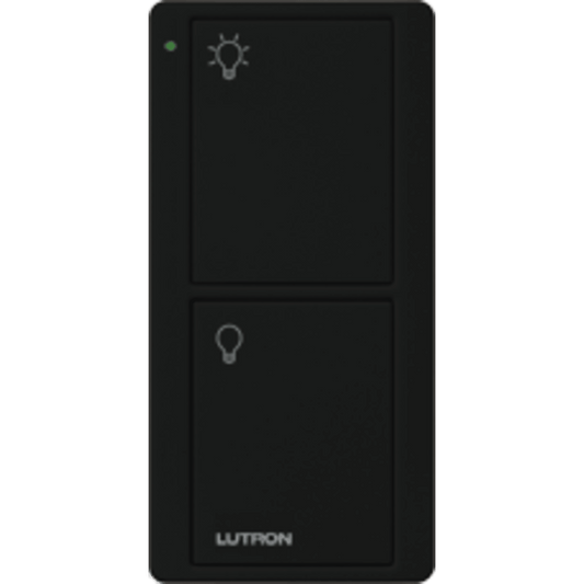 PJ22BGBLL01 - Control remoto PICO 2 botones encender/apagar, color negro, complemente con un switch on/off, Caseta, RA2, RadioRa2