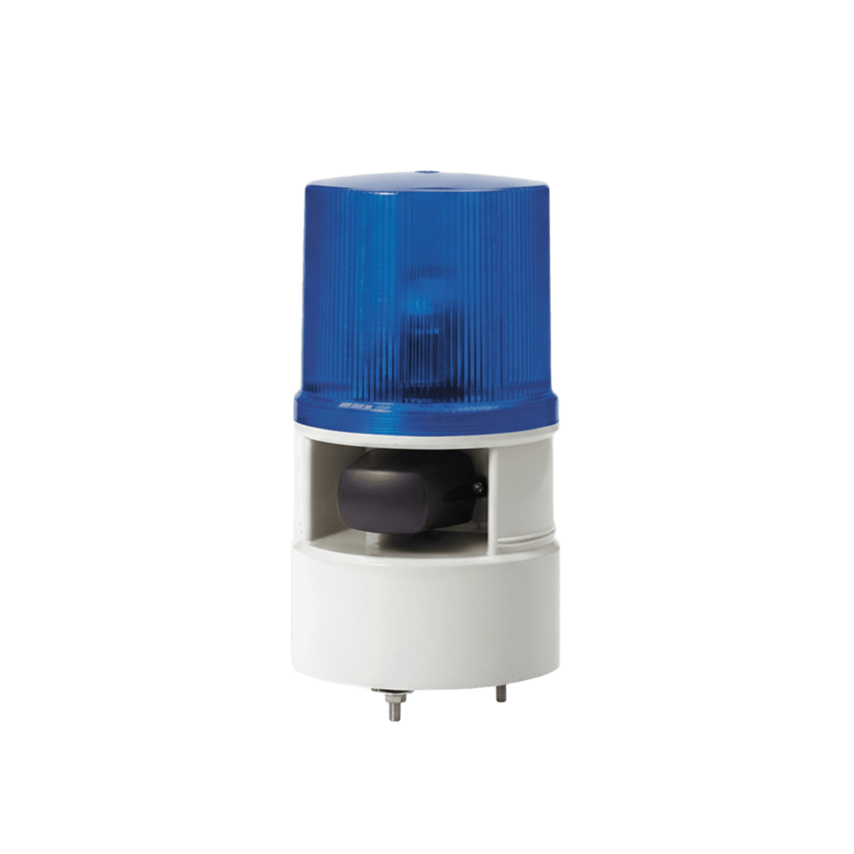 S125MDL-WS-110220-B - Luces de advertencia color Azul con sirena incorporada con 5 tonos máx. 105 dB en 110 VCA
