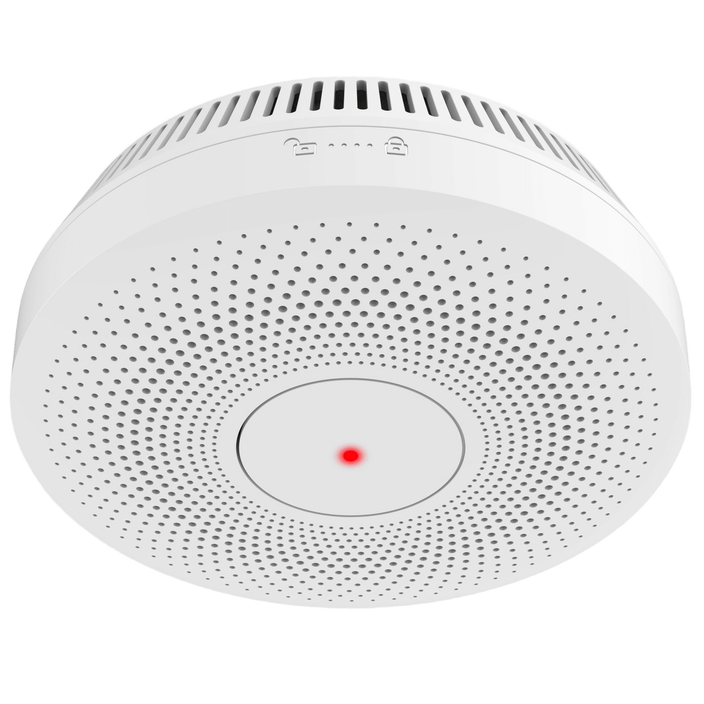 HF-S3E-R - Detector de Humo Interlink / Doble Tecnología de Sensor de Luz / Alarma Auditiva 85dB / Batería de Litio 10 Años / Autoverificación/ Interconectable 30 Dispositivos