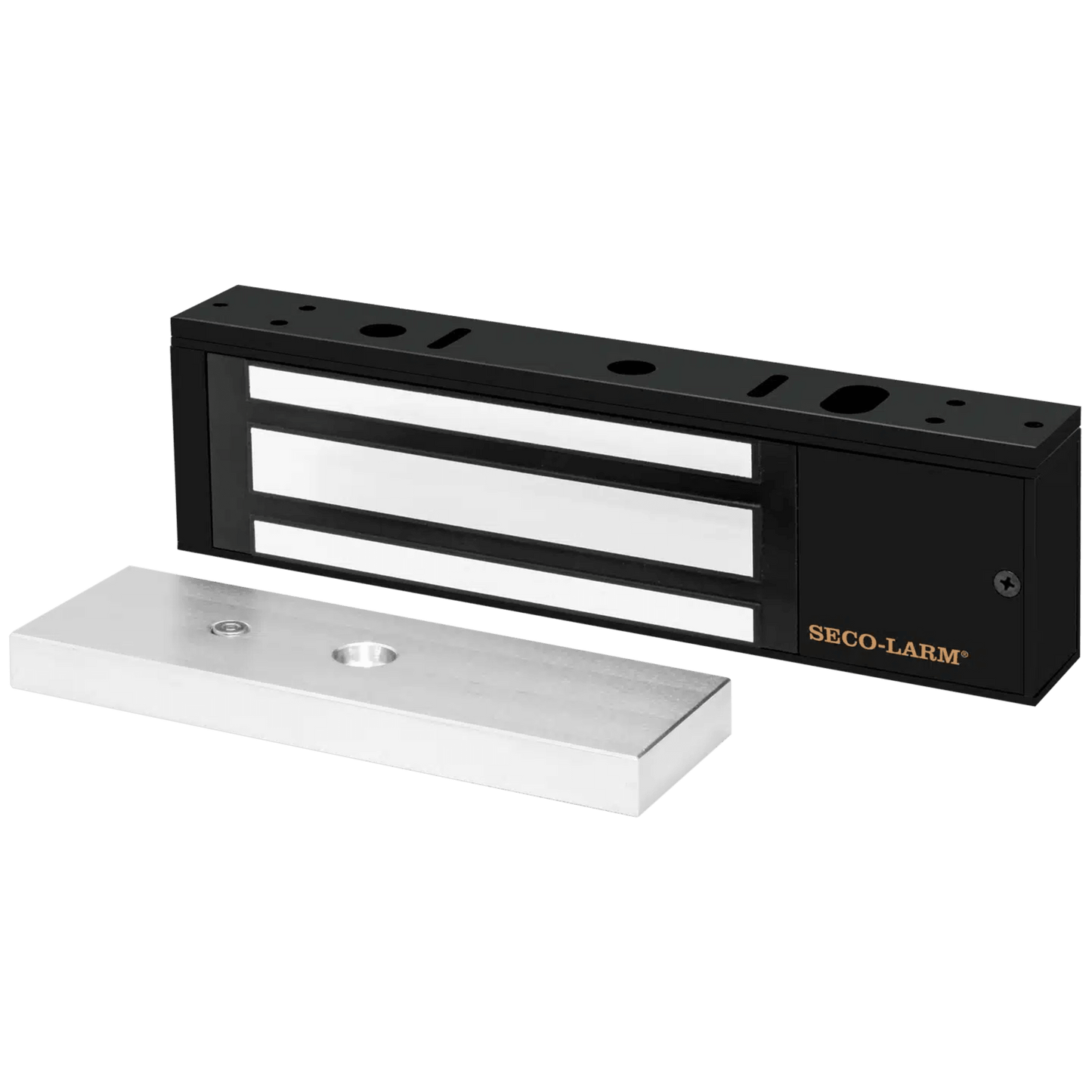 E941SB1K2PQ - Chapa Magnética 1200 Lbs / En Color Negro / Con Sensor De Adherencia / Led De Estatus / Alimentación 12/24 Vdc Ajustable / Libre de Magnetismo Residual